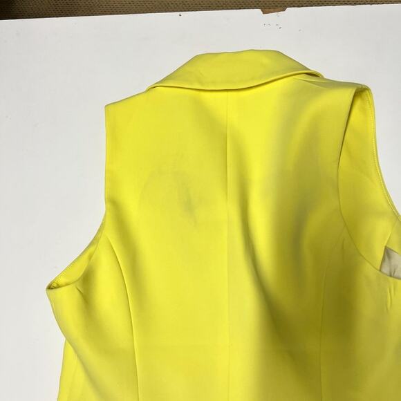 Fletch Olivia Sleeveless Blazer Dress in Yellow - Picture 6 of 6